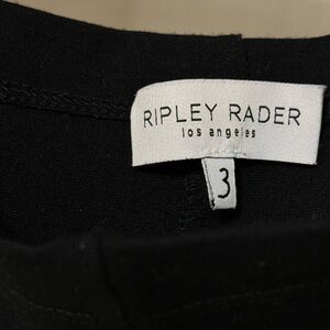 Riley Rader BLACK PONTE KNIT WIDE LEG PANT Size 6-8 (see size chart)